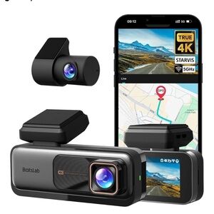 4K Dual Dash Cam - Black Used in a good Condition